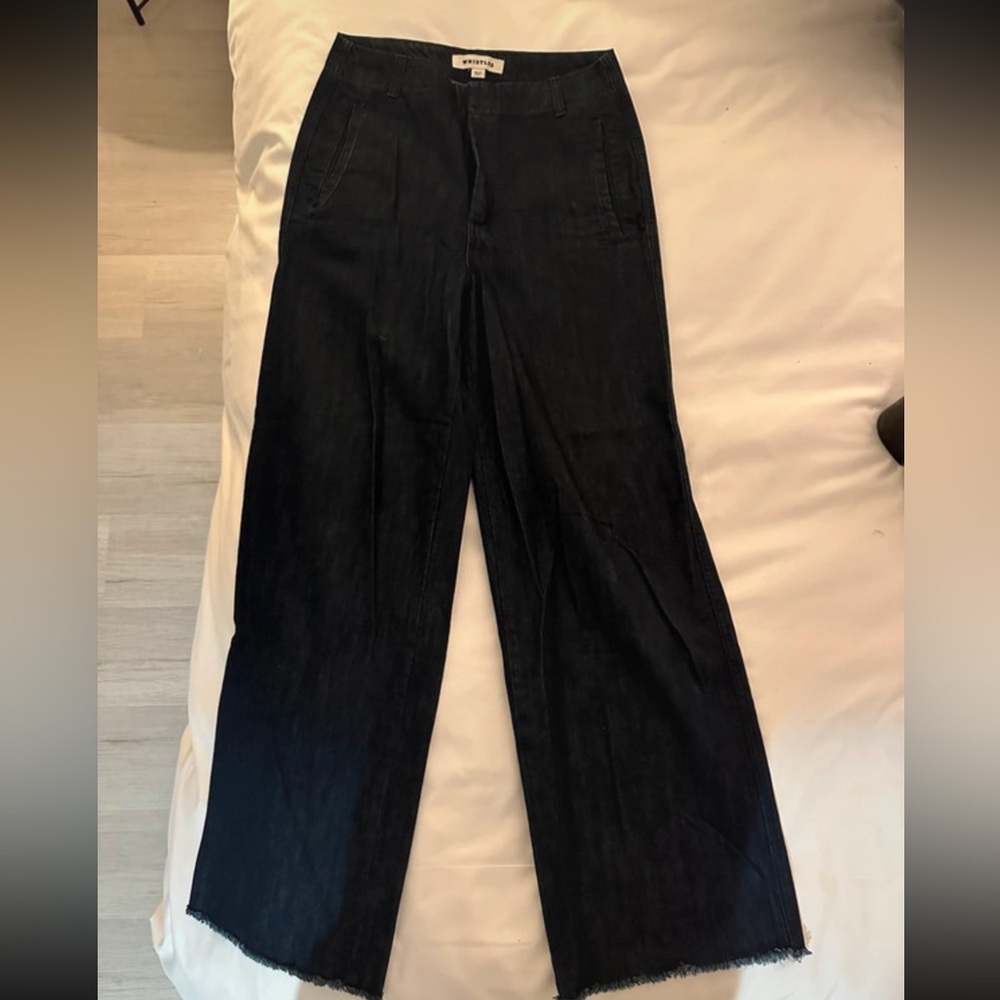 Dark denim wide leg jeans - Whistles